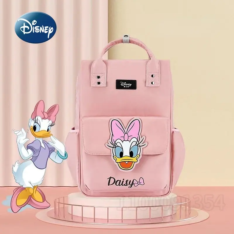 Disney Mickey\'s Multi-Function Fralda Saco de Bebê, Mochila, Marca de Luxo, Desenhos Animados, Alta Qualidade, Moda, Novo