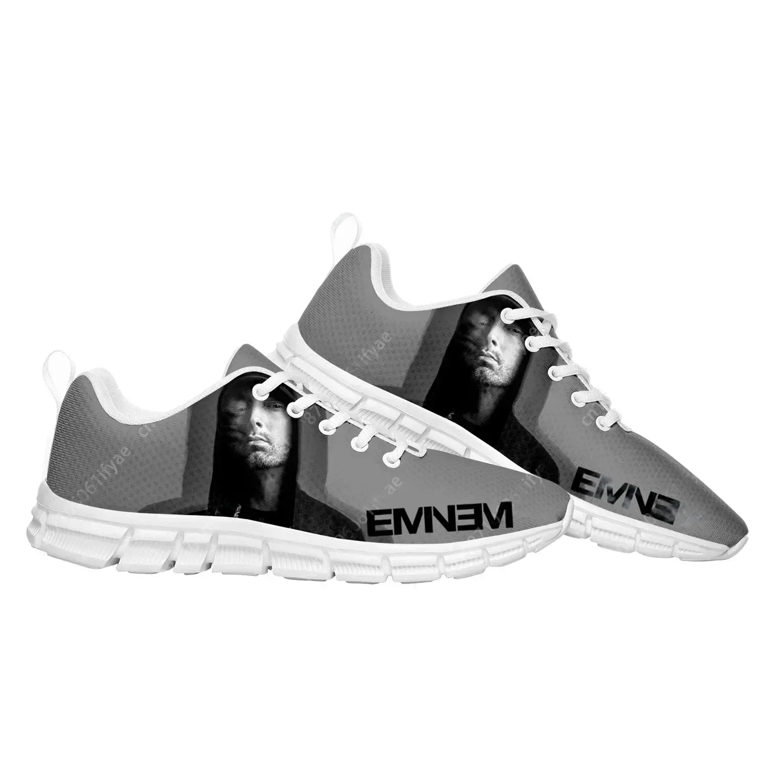 Eminem Hip Hop Rapper Music Popular Sports Shoes Mens Womens Teenager Breathable Sneakers Custom High Quality Couple Shoes