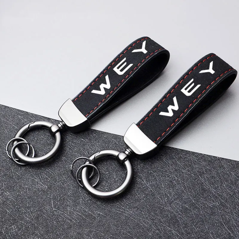 Anti-lost Car Keychain Horseshoe Buckle Keyring Gift For Great Wall WEY Coffee 01 MOCCA DHT-PHEV vv5 vv6 vv7 XEV Car Accessories