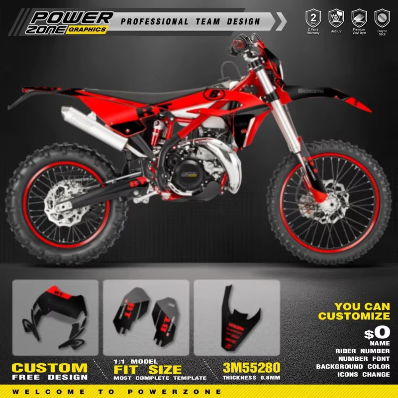 

PowerZone для Beta 2023-2025 гг., комплект графических наклеек и наклеек для Beta Xtrainer 2023 2024 2025 XTRAINER 250 300 CC 01