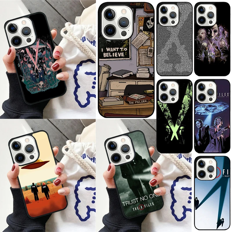 The Files I want to believe Cover For iPhone 16 13 14 15 Pro Max 12 Mini 11 15 Pro Max 6 7 8 Plus Max SE 2020 Phone Case