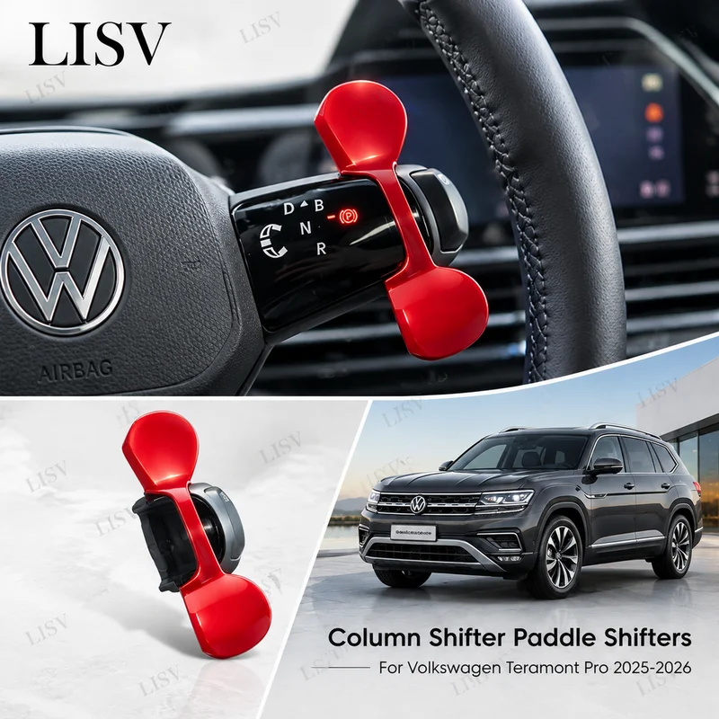 For Volkswagen Teramont Pro 2025-2026 Column Shifter Paddle Shifters Dedicated Car Paddle Shifter Decoration Accessories Trim