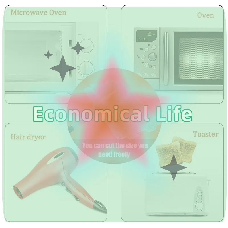 

5/10Pcs Universal Waveguide Cover Plate Microwave Oven Mica Sheet Cuttable Heat-Resistant For Hair Dryers, Toasters, And Heaters