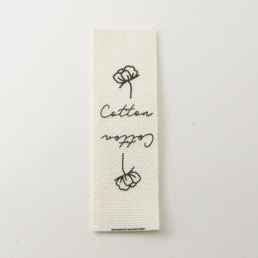 Spot handmade pure cotton folding label accessories sewing side label cotton linen silk wool tableware cake cotton