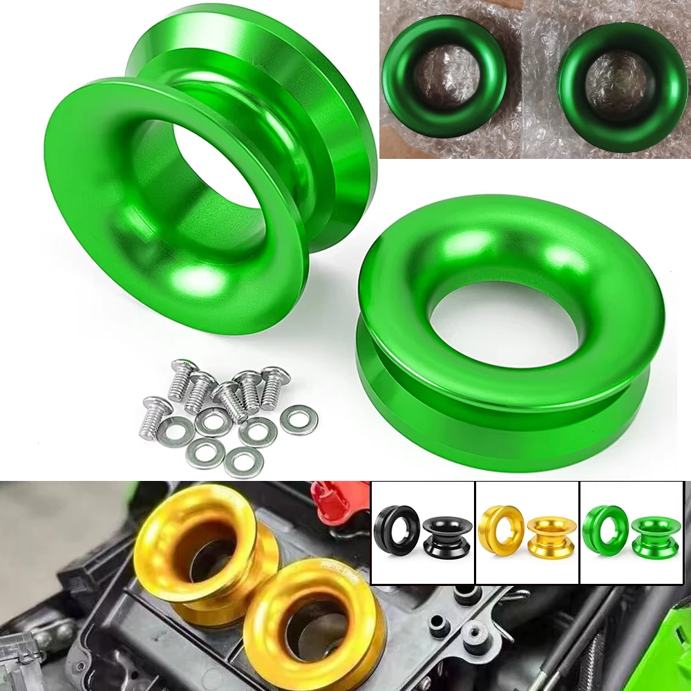 Velocity Stack Air Funnel For Kawasaki Z400 Ninja 400 2020-2024 Z500 Ninja 500 2025 2026 Wind High Flow Airbox Air Intake Cup