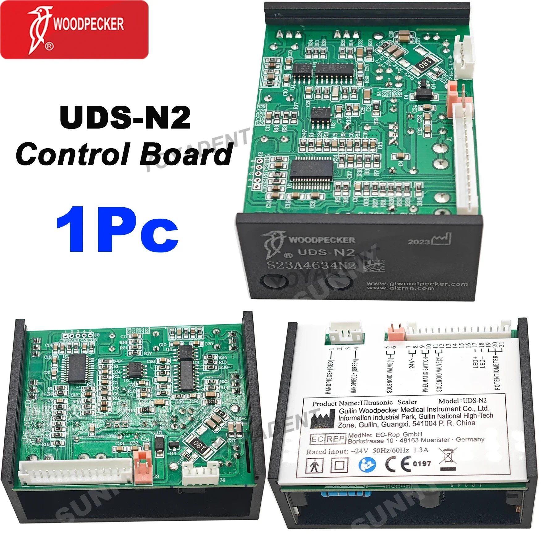 Woodpecker DTE Dental Scaler UDS-N2/N3 V2/V3 LED Build-In Scaler Electronic Control Board For Dental Ultrasonic Piezo Scaler