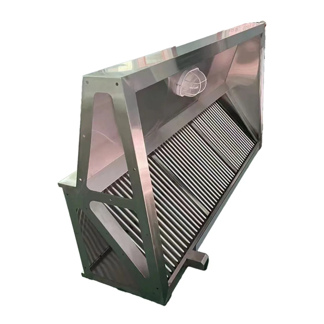 Kitchen Exhaust Range Hood Custom Stainless Steel Wall Mounted Cooker Hood