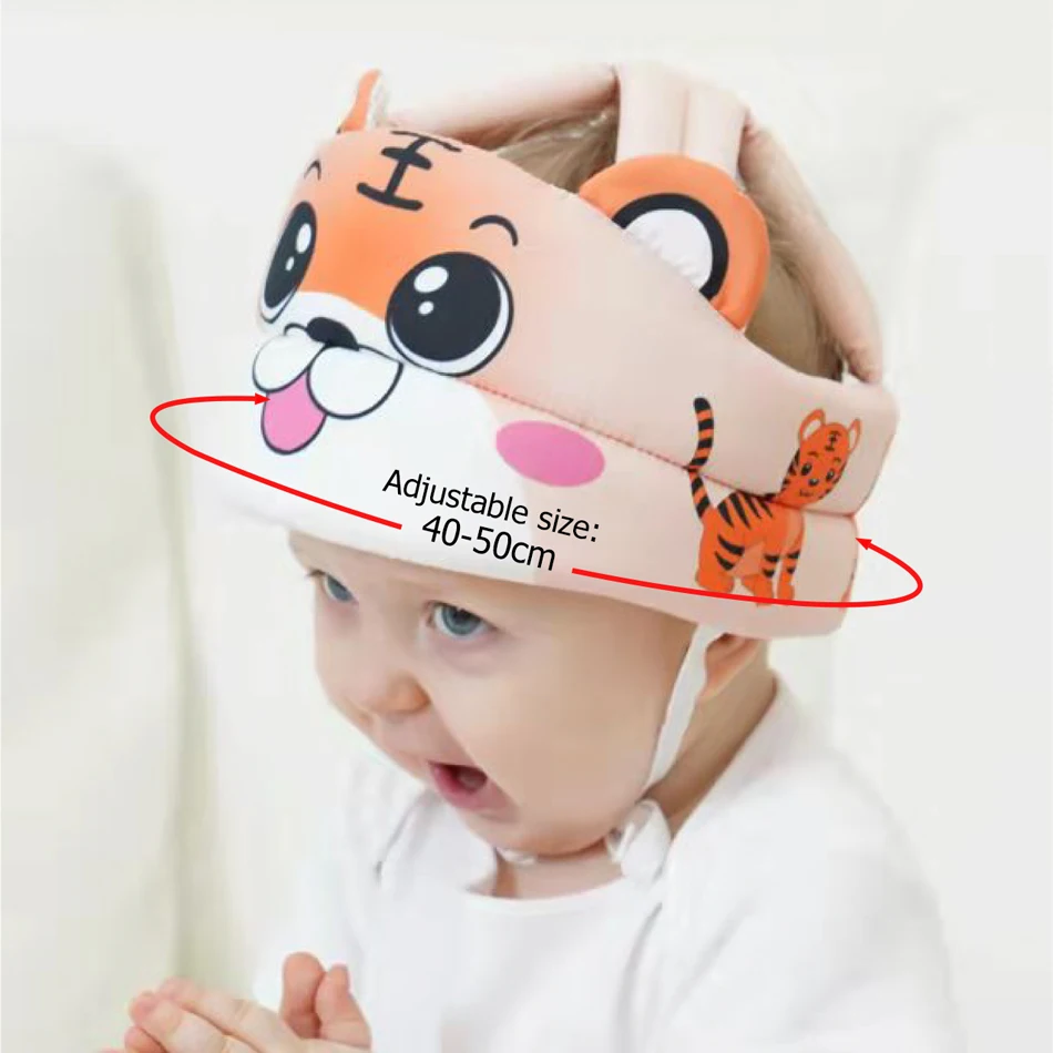 Baby Safety Helmet Head Protection Hat Toddler Anti-fall Pad Children Learn To Walk Crash Cap Adjustable Protective Headgear