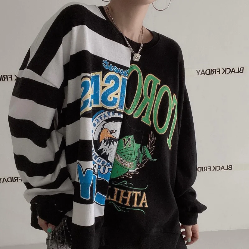 الرجعية تنوعا مطبوعة اللون بلو البلوز الكورية Sle طويلة Sve جولة Ne القطن البوليستر مزيج تخفيف ودية