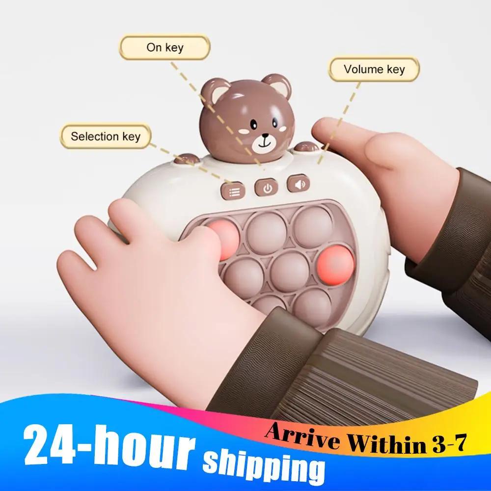 

Креативная игрушка-головоломка «Ударь крота» с 4 игровыми режимами, звуком и светом, игра «Атака крота», антистрессовая игрушка для малышей и детей раннего возраста