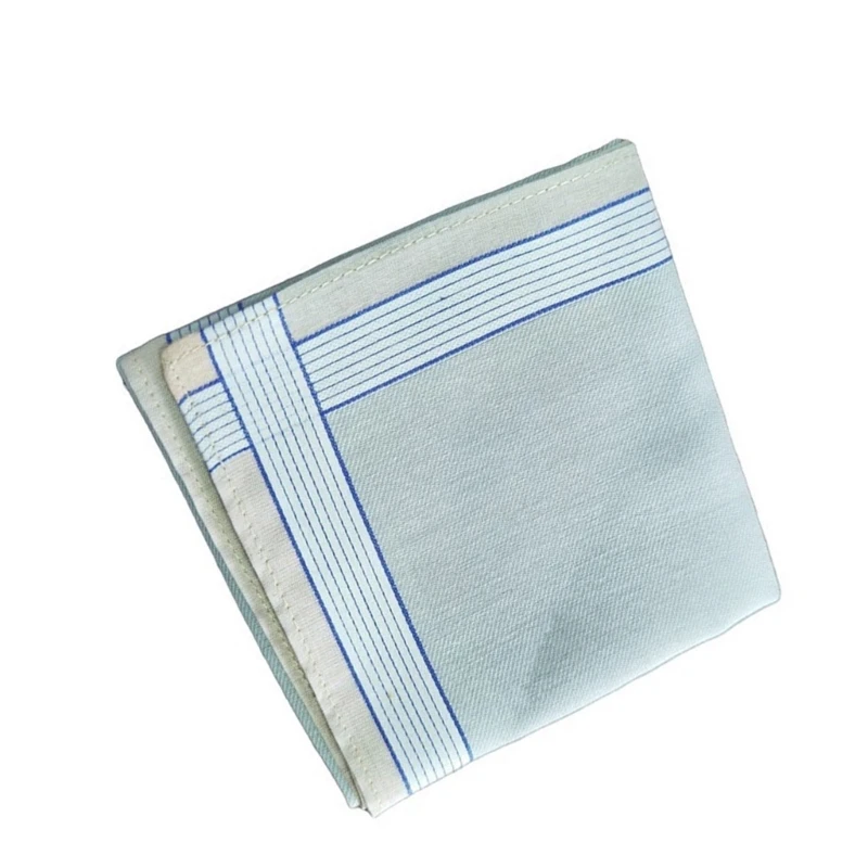 Khăn tay họa tiết sọc động Túi vuông 43x43cm Túi Hankies Dropship