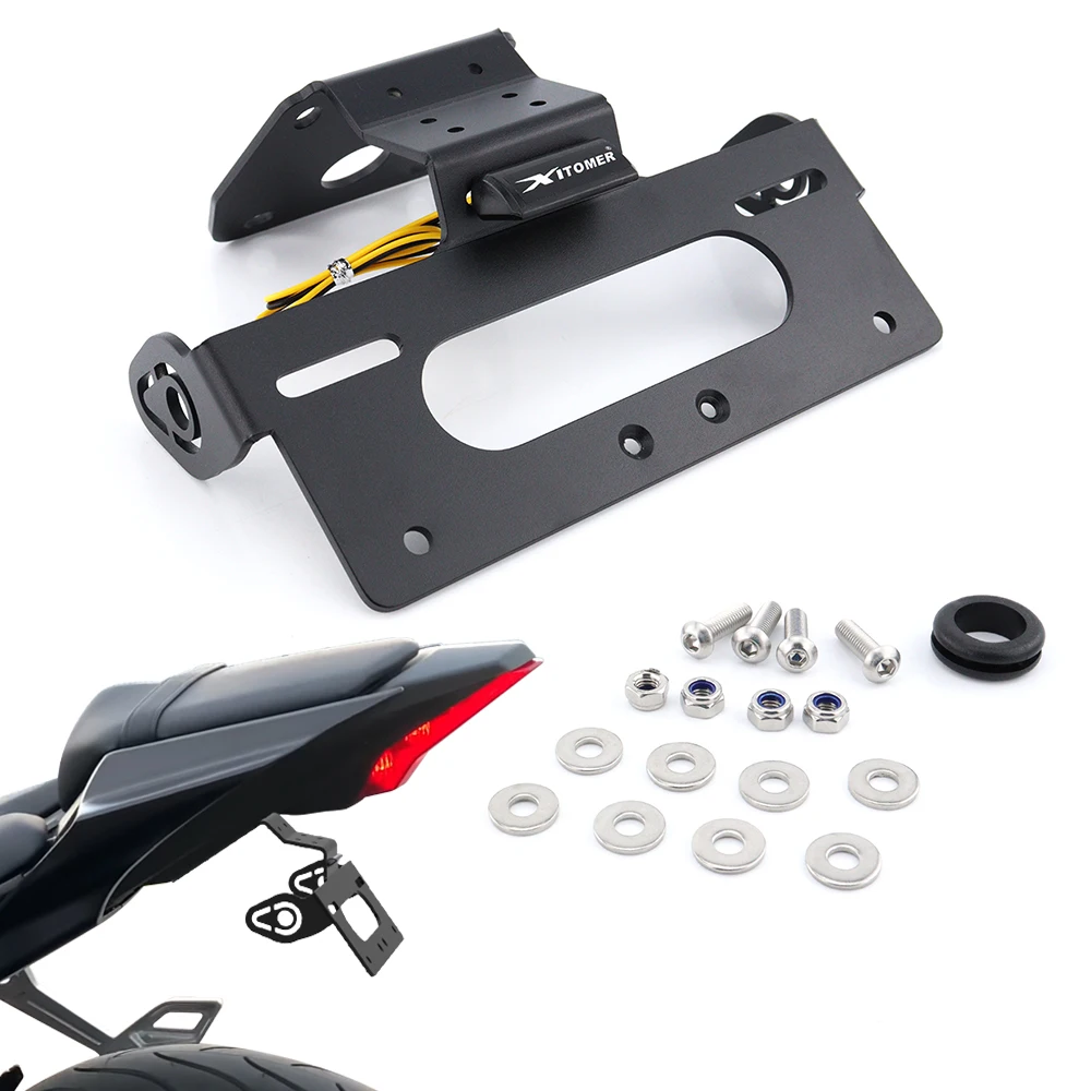 

For Yamaha YZF-R125 R125 2019 2020 2021 2022 2023 2024 2025 Motorcycle Rear Tail Tidy Fender Eliminator kit License Plate Holder