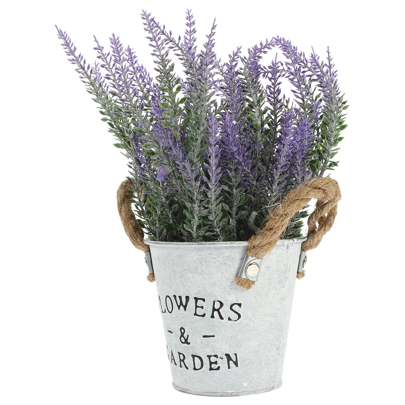 

Simulated Lavender Ornaments Indoor Vintage Decor Artificial Potted Plants Decorative Flowers Realistic Faux
