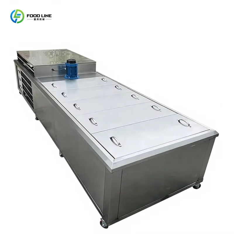 Customized Commercial Icicle Block Ice Machine Stable Molding For Seafood Preservation
