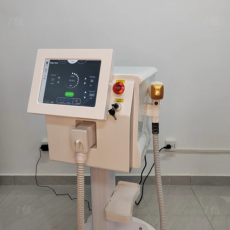 Depiladora laser 3wavelengths Diode Laser Hair Removal Machine Safe And Painless Permanent Beauty Lovers Whole Body Hair Removal