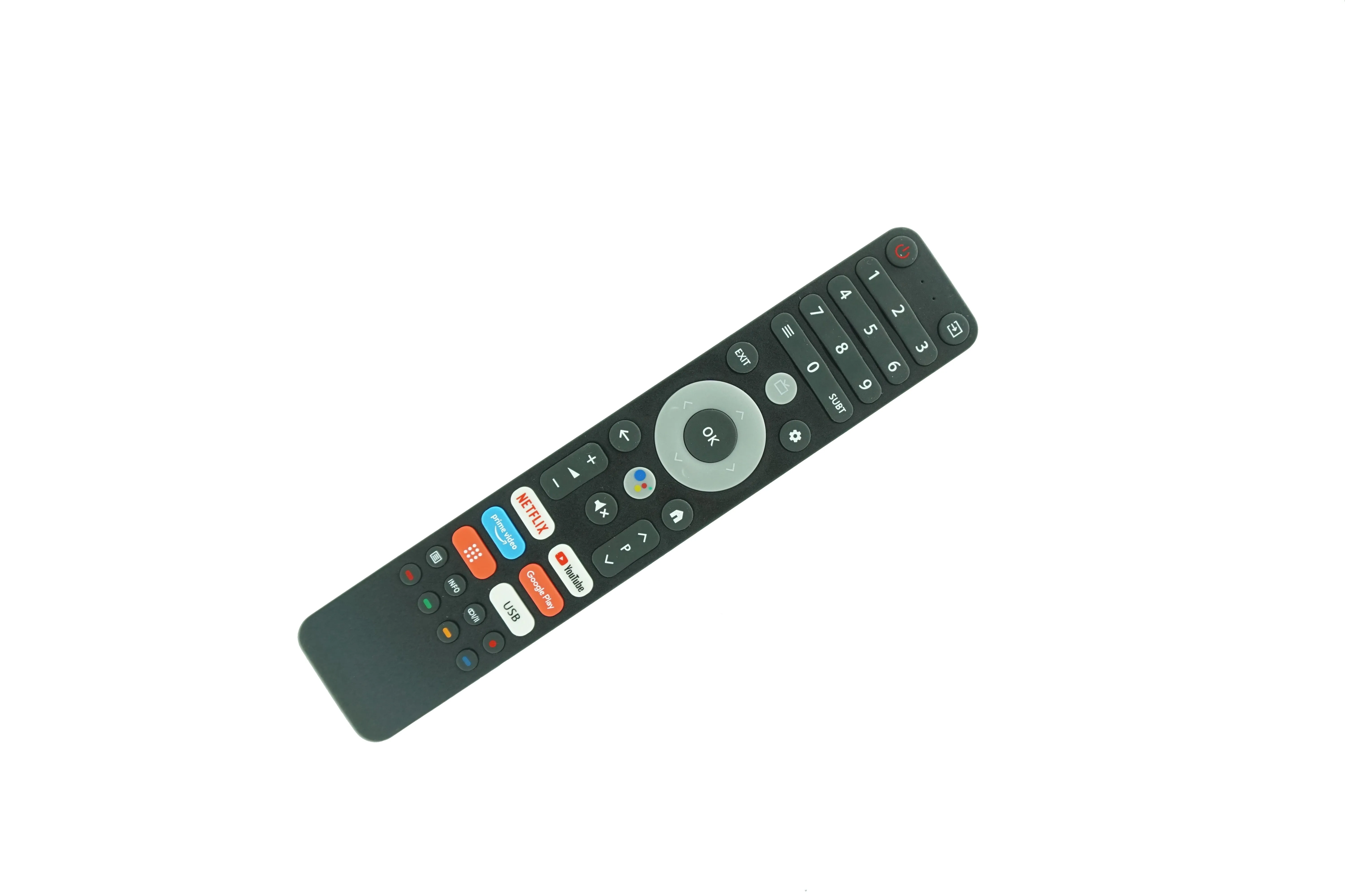 جهاز تحكم عن بعد متوافق مع Dyon iGoo-TV 55U 50U 43U 40F 32H & Impex 55S4RLC2 43S4QLC2 & Shinon Smart LED LCD HDTV Android TV