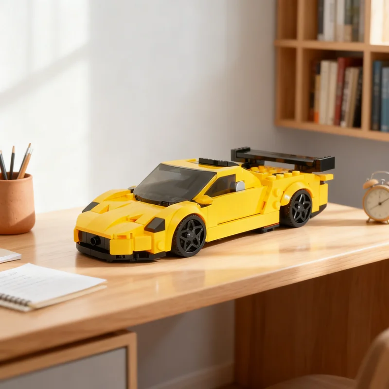 

295 шт. MOC Maserati Corsa City Champions Модель Строительные блоки Игрушка Архитектура DIY Идея Рождественский подарок Творческое образование