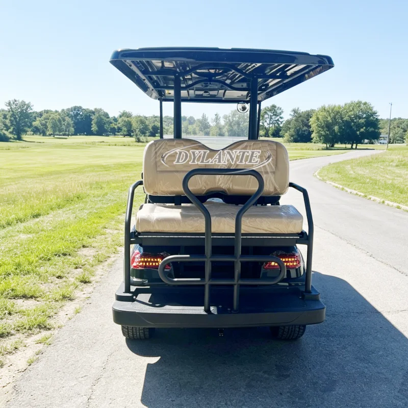Low Noise 6 Seat Electric Golf Cart Eco‑Friendly Lithium Powered Four Wheel Off‑Road Durable Frame Buggy