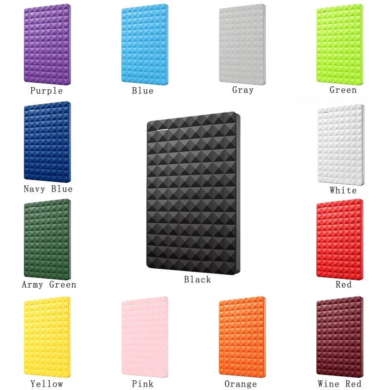 High Speed Portable External HDD 2.5 Inch USB3.0 4TB Large Capacity Hard Disk Fast Data Backup  for Laptop Desktop PC 13 Colors