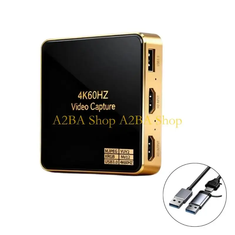 

Карта захвата A2BA, оптимизированная для игр, 4K, 60 Гц и сквозная передача для создателей контента и стримеров