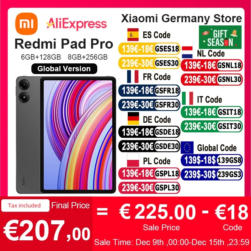 Global Version Xiaomi Redmi Pad Pro 12.1 \