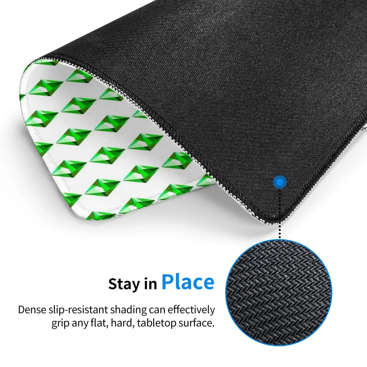 The Sims 4 Plumbob Mouse Pad لوحة مفاتيح الكمبيوتر ماوس حصيرة الألعاب مكتب الكمبيوتر المحمول حصيرة مكتب الملحقات الجدول الحصير #4