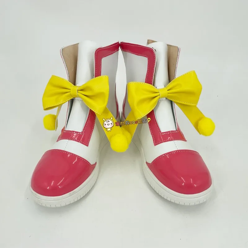 Cardcaptor Sakura Kinomoto Sakura Cosplay Shoes Boots Anime Women Girls TV Version Sakura Party Carnival Halloween Boots