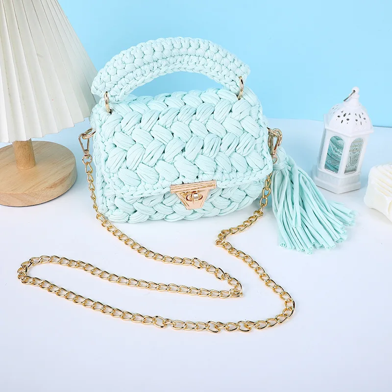 2024 Women's Bag Hand-knitted Crochet Finished Explosive Crossbody Bag Fashion Women's Bag tote bags luxury designer handbag