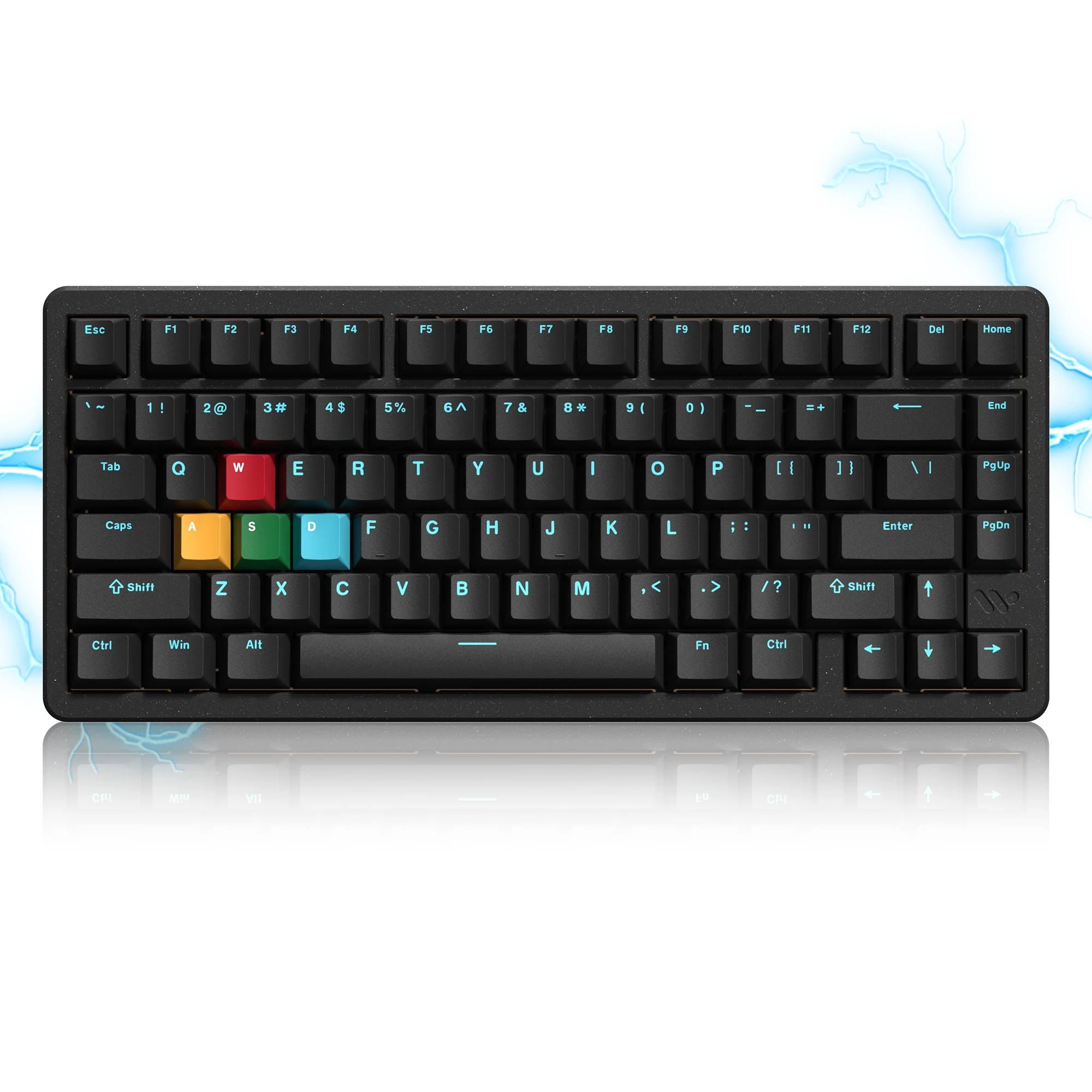 Womier White SK75 TMR/HE ホール効果キーボード 75% ワイヤレス