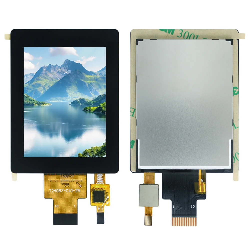 2.4 Inch TFT LCD Module 240×320 Resolution 4-Wire SPI Interface ST7789 IC High-Definition Color Screen 12Pin 10Pin