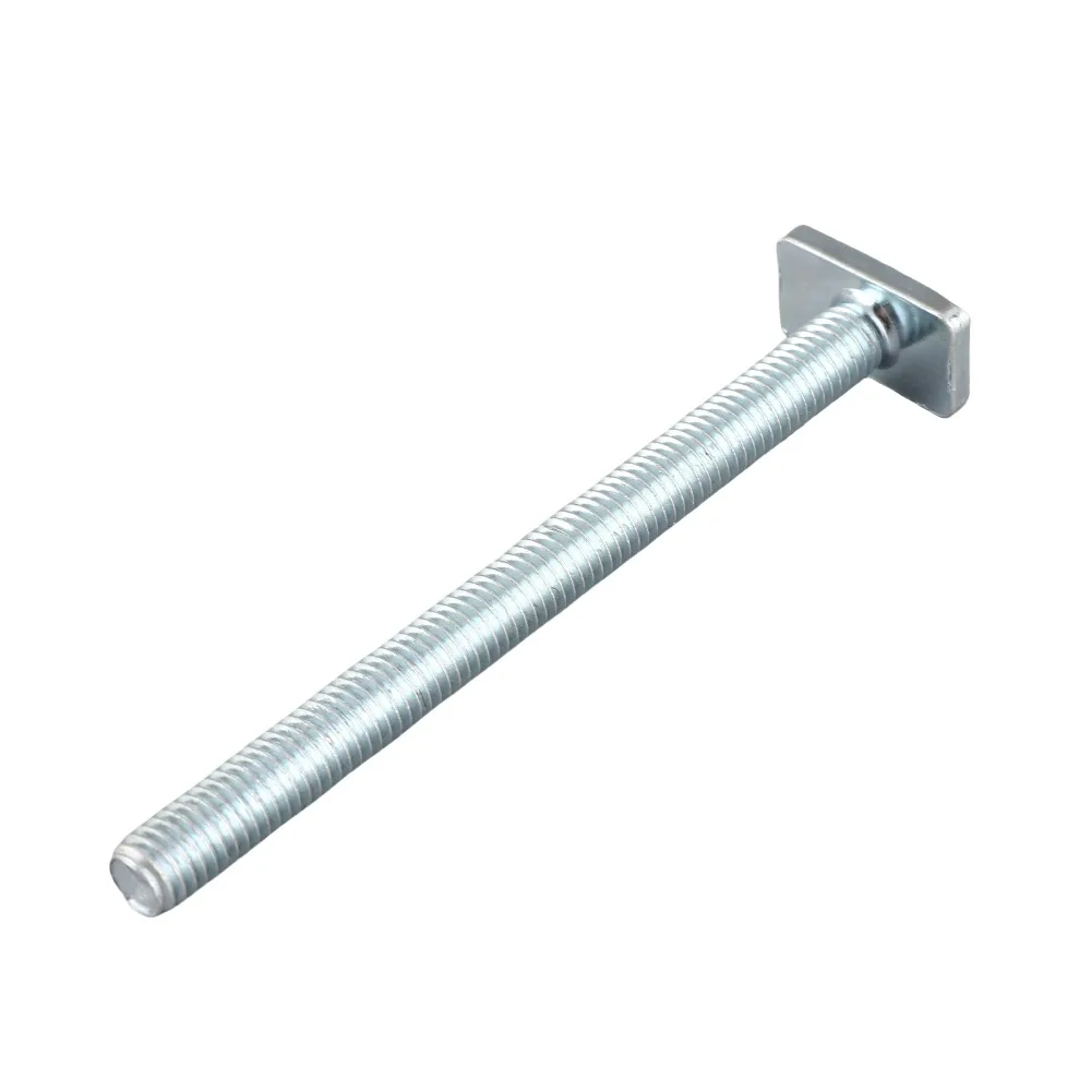 5pcs Precision M8 Thread Size T Slot Bolts 100mm Length Woodworking Fasteners T Nuts Sliding Screw Miter Track T Slot