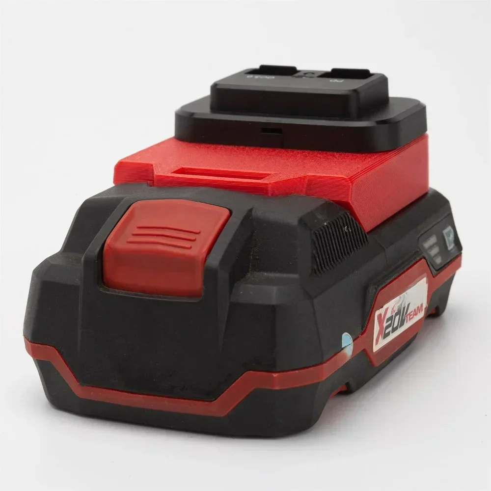 Adaptador de Fonte de Alimentação Usb para Baterias de Íon-lítio Lidl Parkside X20v Team pd Qc3.0 Carregador Rápido Bateria Não Incluída