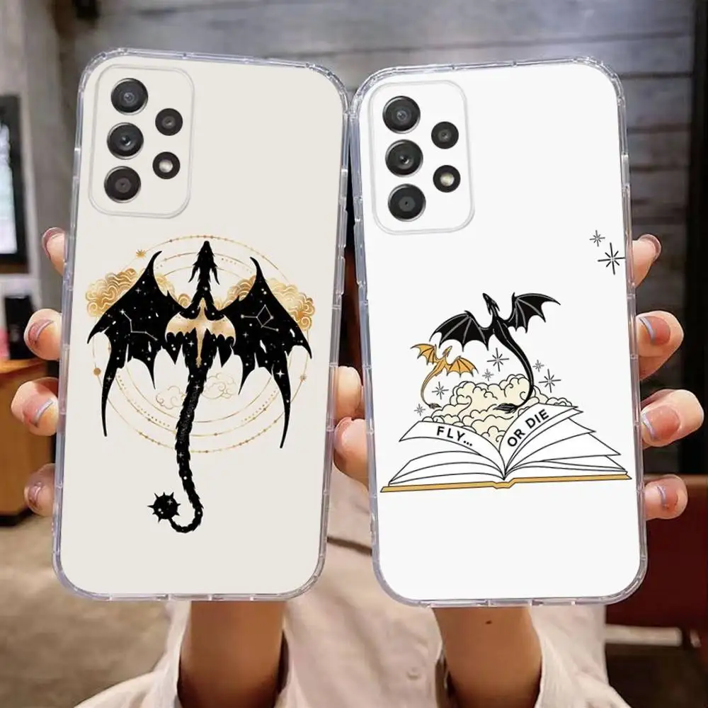 

Dragon F-Fourth W-Wing Phone Case For Samsung Galaxy A,71,70,52,51,40,31,50,50S,30S,21S,12,10,Note20ultra Transparent Cover