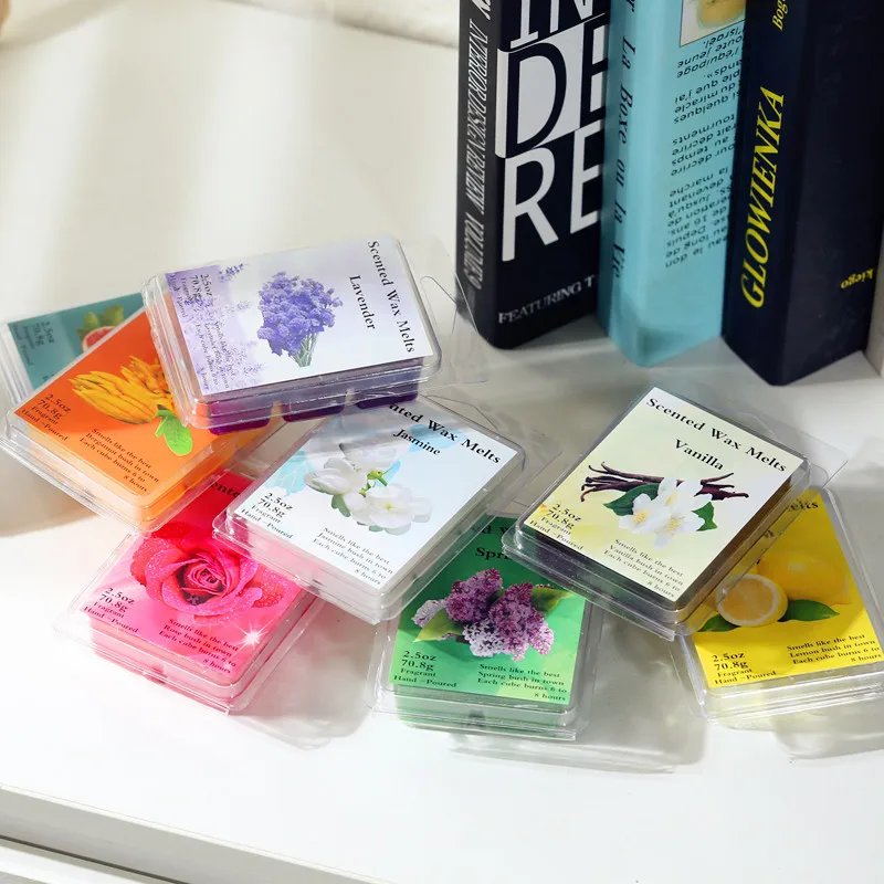 Aromatherapy Candles Box Vacuum Molded Wax Block Soy Wax Holiday And Wedding Gift Box