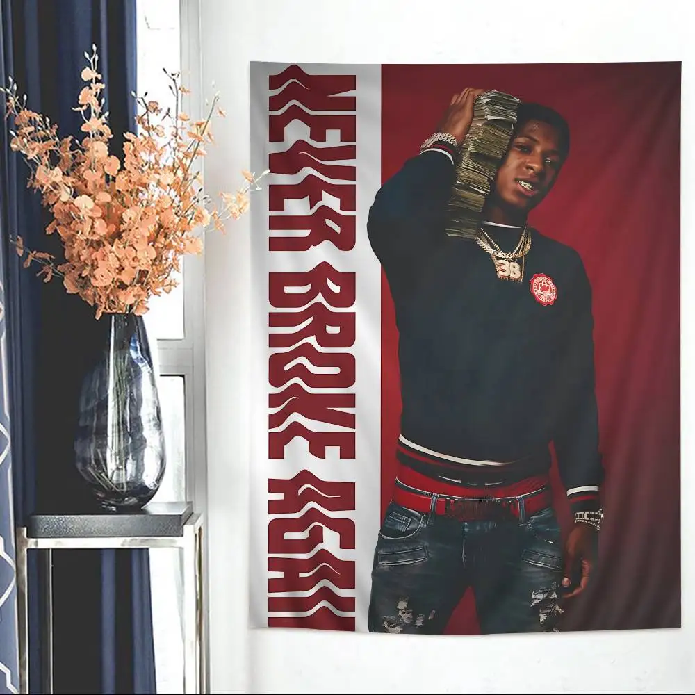 Rapper Youngboy Never Broke Again Tapestry Art Printing Japanese Wall Tapestry Anime Wall Hanging Home Decor