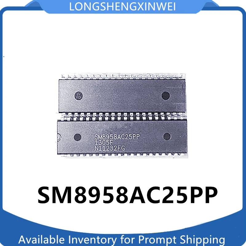 1PCS SM8958AC25PP SM8958AC25P New Direct-plug DIP-40 Microcontroller Chip Original Spot