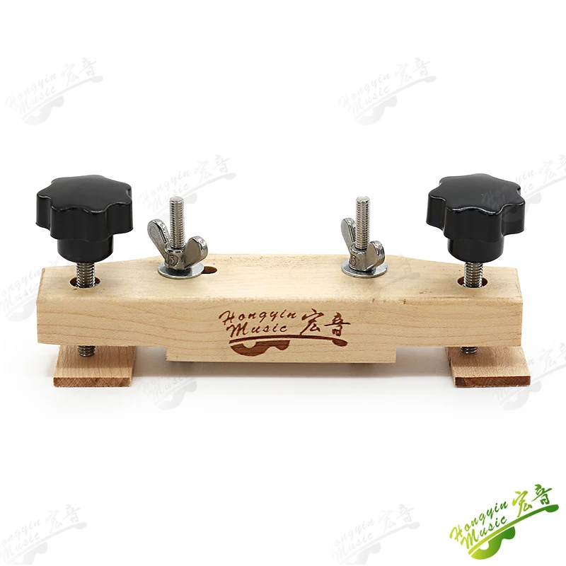 HUATOOL Acoustic Guitar Fixture Bonding Bridge Clip Tool Hard Maple 304 Stainless Steel DIY Guitar Making Special Tools