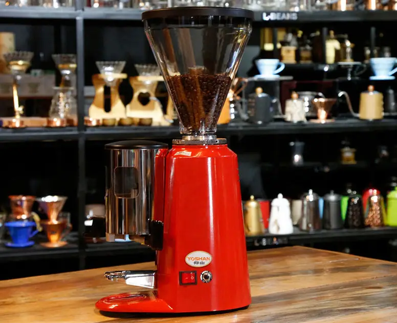 Penggiling Kopi Df64 Listrik Komersial Duri Datar 1Zpresso Espresso Profesional Aluminium 64Mm 110V Baja Tahan Karat