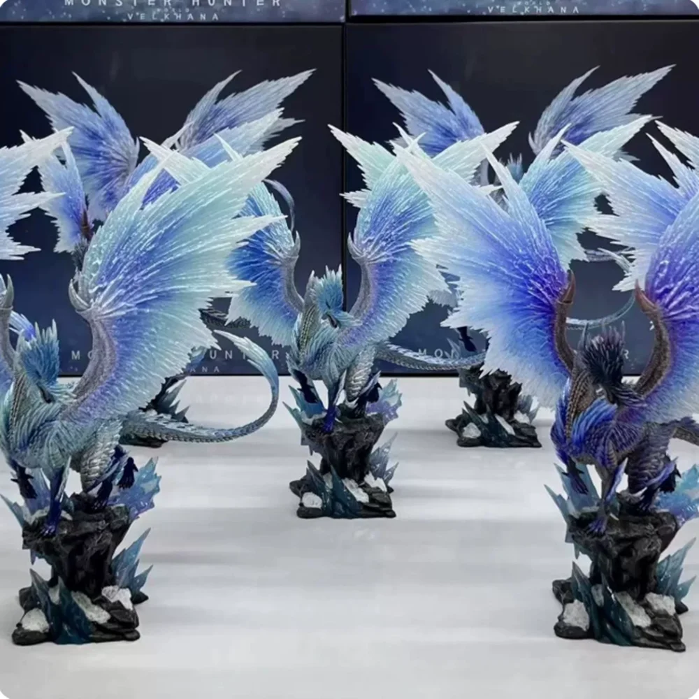 

Monster Hunter World Velkhana Ice Dragon Anime Game Pvc Collectible Figure Statue Ornament For Adult Collectors Home Display