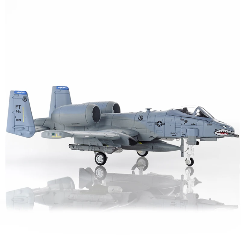 

S14 1/144 US Air Force A10 A-10C Thunderbolt II fighter model 74th Squadron alloy aircraft model