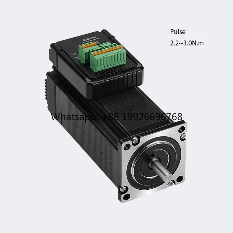 PrimoPal Compact All-in-one NEMA24 Stepper Motor Pulse Control Driver 60mm Closed Loop Integrated Stepper Motor and Controller