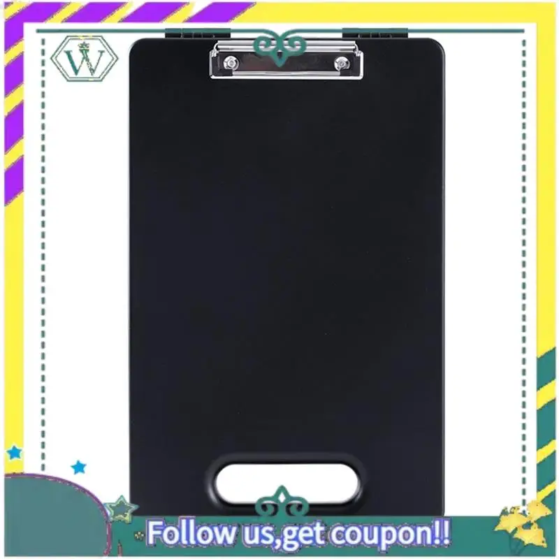 NEW A4 Plastic Storage Clipboard File Box Case Document File Folders Clipboard Portable Clipboard Storage Case