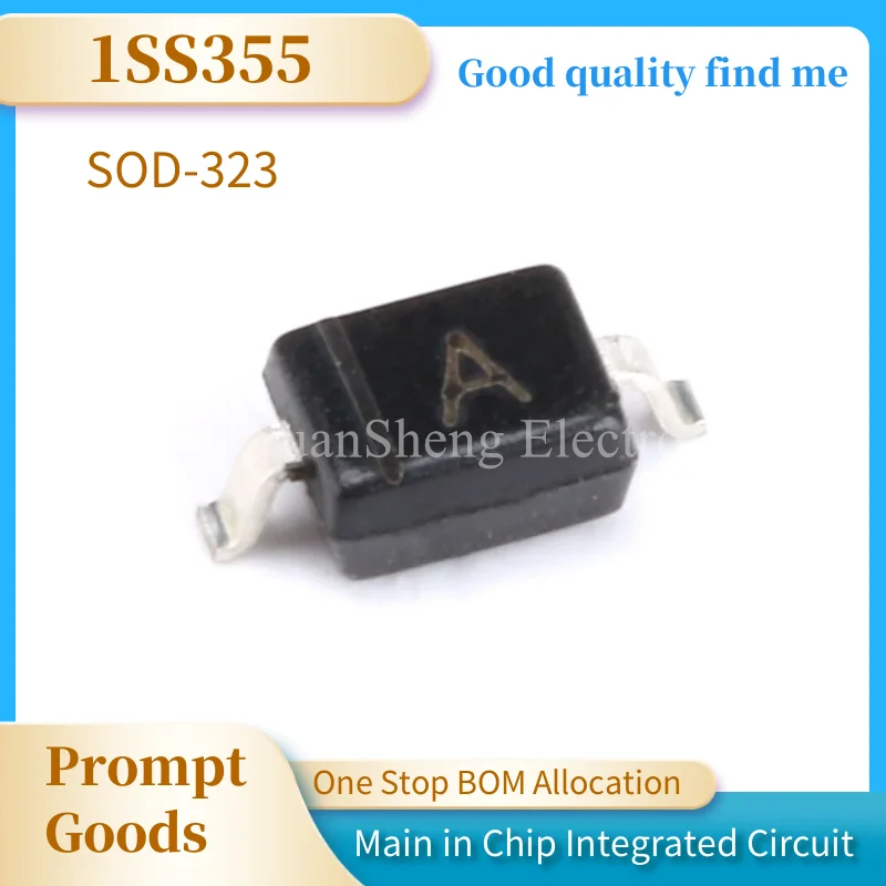 10PCS 1SS355 SILKscreen A BAV21WS SILKscreen T3 BAS316 SILKscreen A6 SOD-323 Patch switch diode