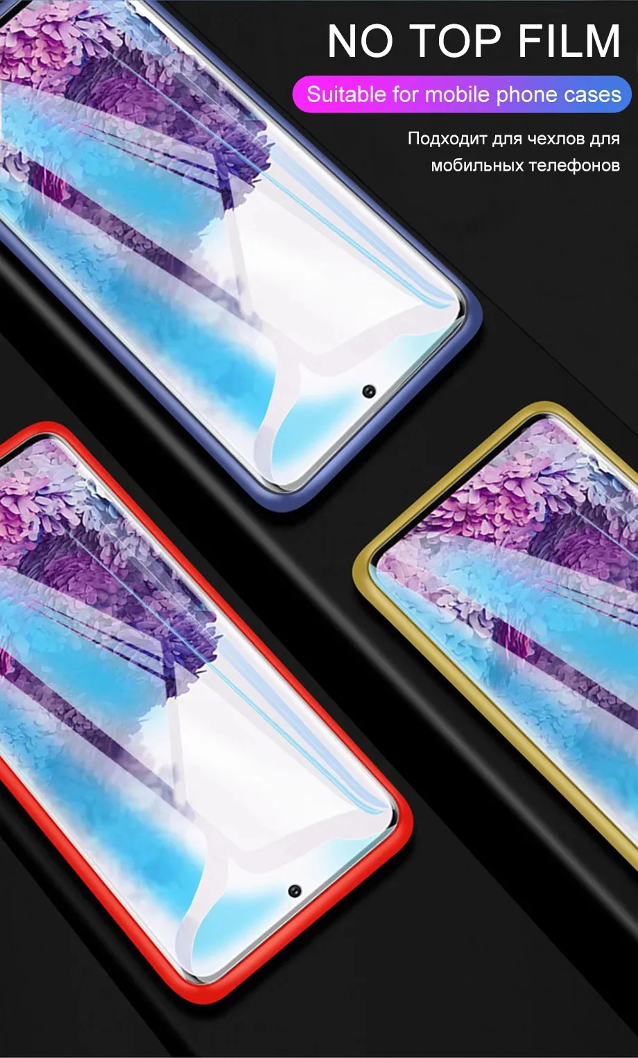 4Pcs Hydrogel Film Volle Abdeckung Für Samsung Galaxy S23 S10 S20 S21 S22 S24 S25 Ultra Plus FE A14 a23 A34 A54 Screen Protector Film – Detail 9