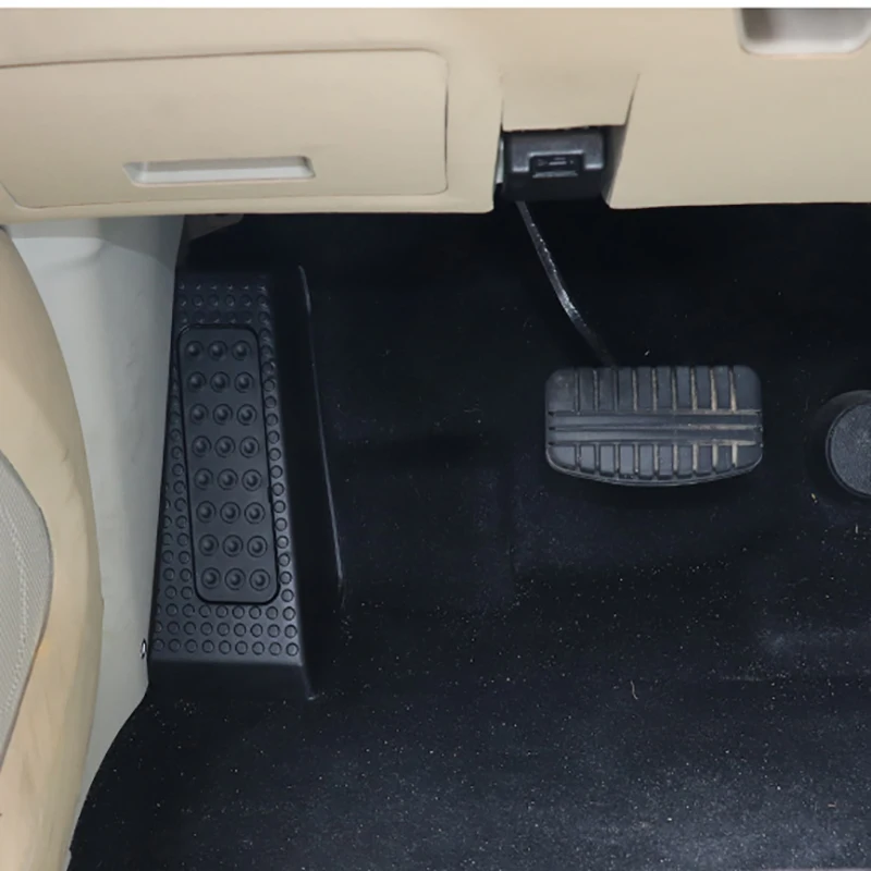 For Mitsubishi Pajero V97V93V98V87V73 Left Foot Rest Pedal Cover Anti Slip Pad Car Accessories