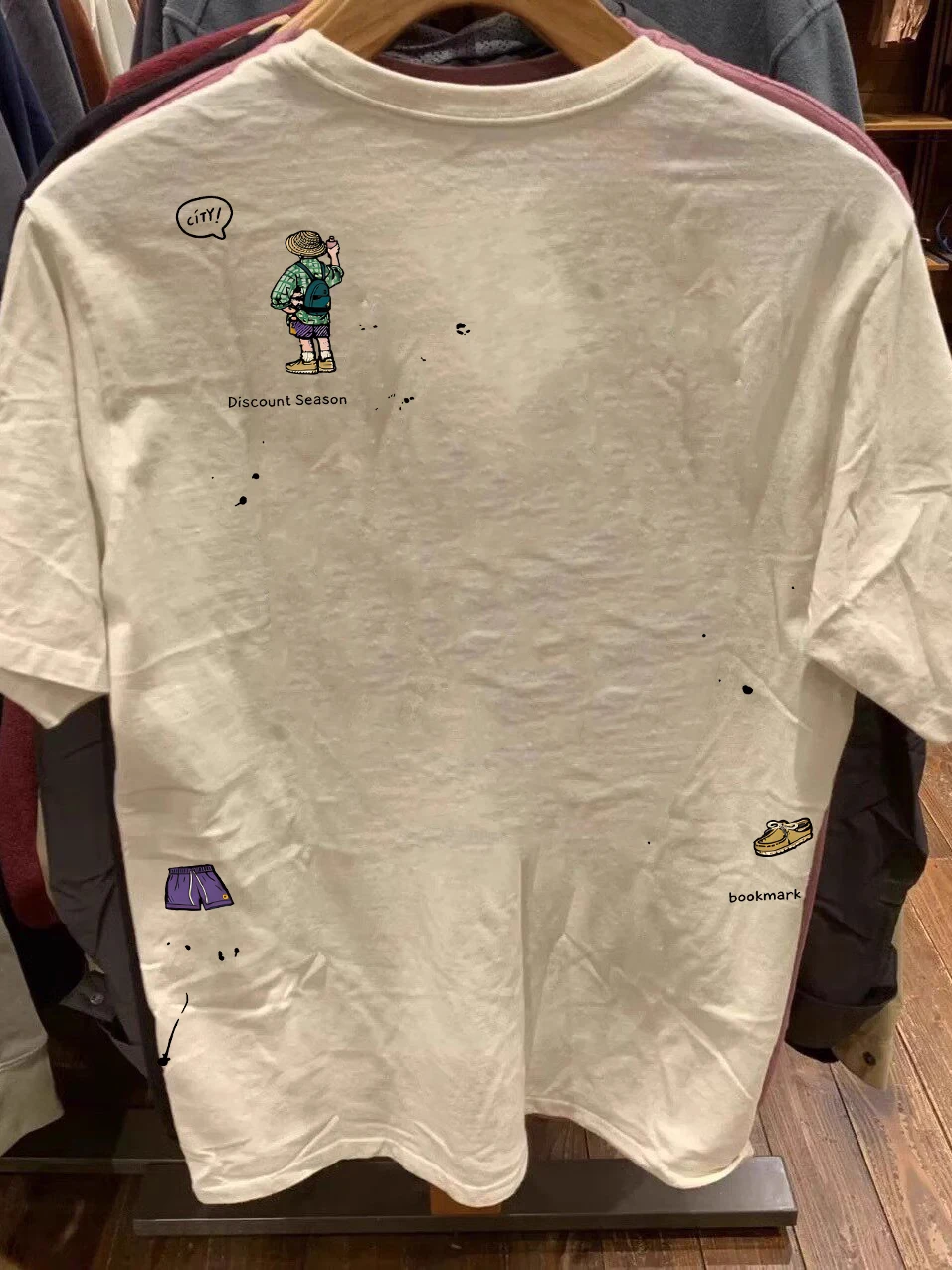 Summer New plus Size Cotton Print T-irt ort Sve Casual Inner Wear Youth Faion Loose Fit round Ne Regular Length