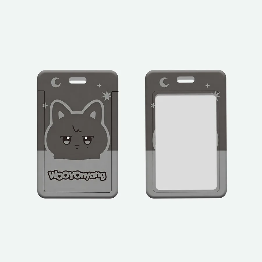 Idol ATEEZ New Style Cartoon Work ID Holder Student Campus Card Holder Bus Meal Card Mingi Yunho Seonghwa Jongho San Fans Gifts