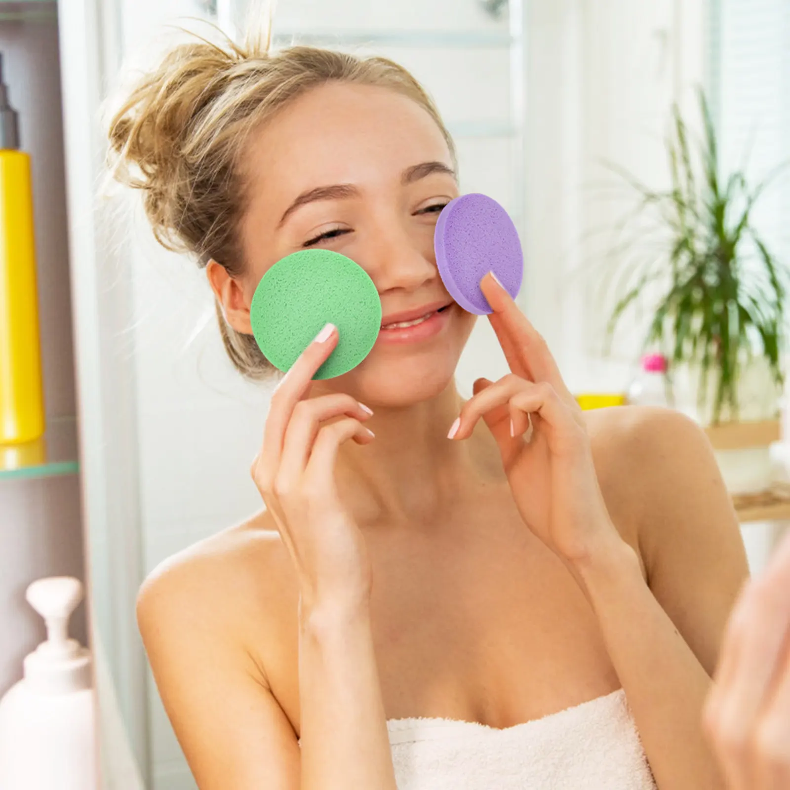 

120 шт. спрессованных спонжей для очищения лица, удаления макияжа, отшелушивания и ухода за кожей, инструменты для косметологов