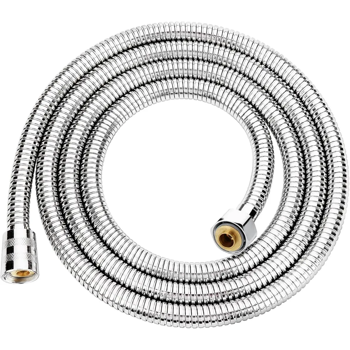 

Гибкий шланг для душа из нержавеющей стали 3/2/1,5 м, удлинитель для душевой лейки, серебристый, высококачественный