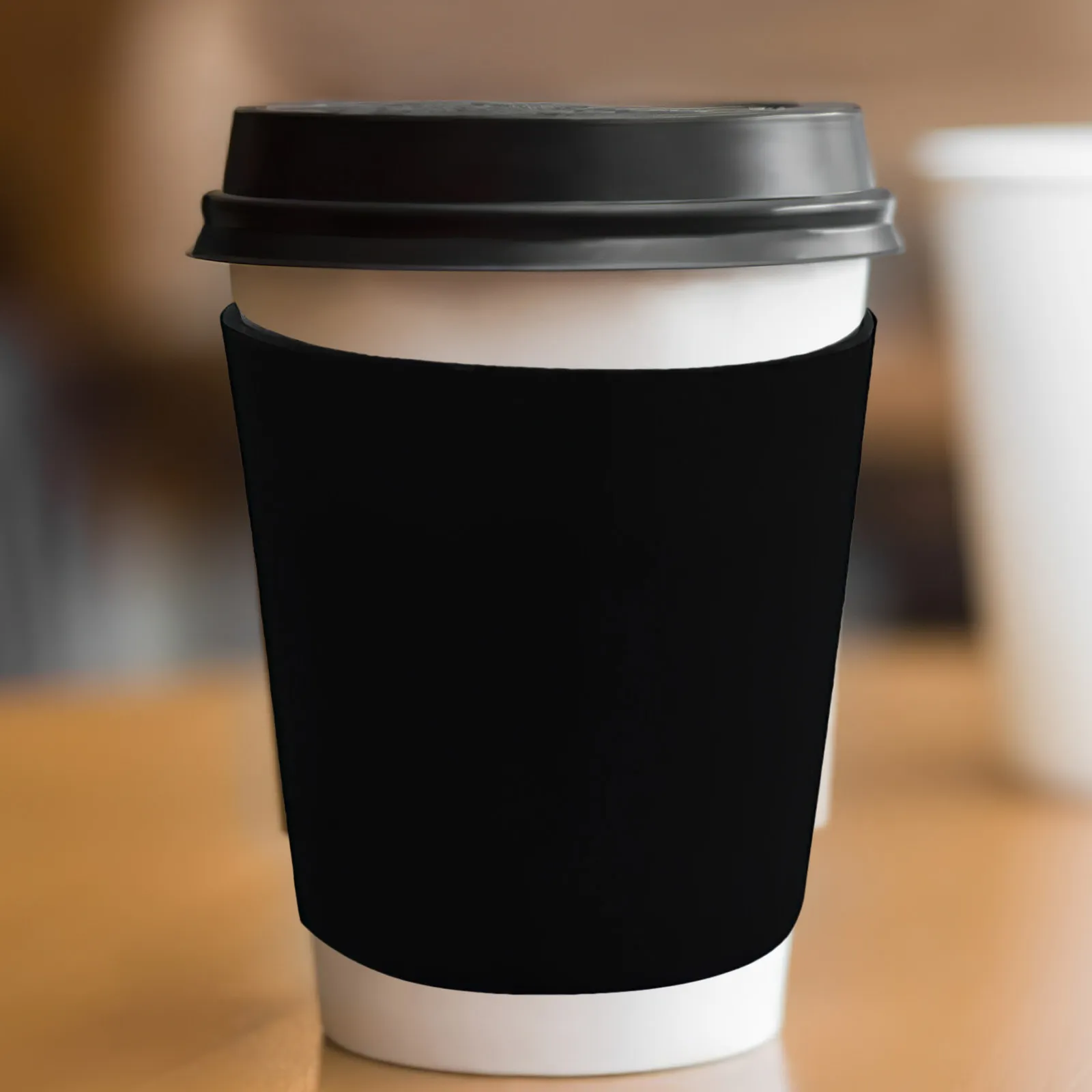 2Pcs Coffee Cup Sleeves Neoprene Insulated Reusable Sleeve for Hot Cold Drinks Condensation Proof Drink Protector